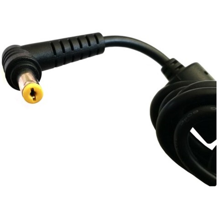 نمای نزدیک سوکت شارژر لپ تاپ ایسر 19V 3.42A با کانکتور 5.5×1.7 میلی‌متر