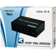 اسپلیتر 1 به 4 VGA رویال ROYAL 4 PORT VGA-15-4