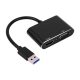 تبدیل USB به HDMI+VGA