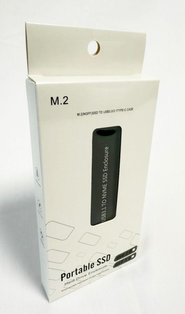 باکس M.2 USB 3.1 تک شیار و دو شیار (NVME & NGFF)