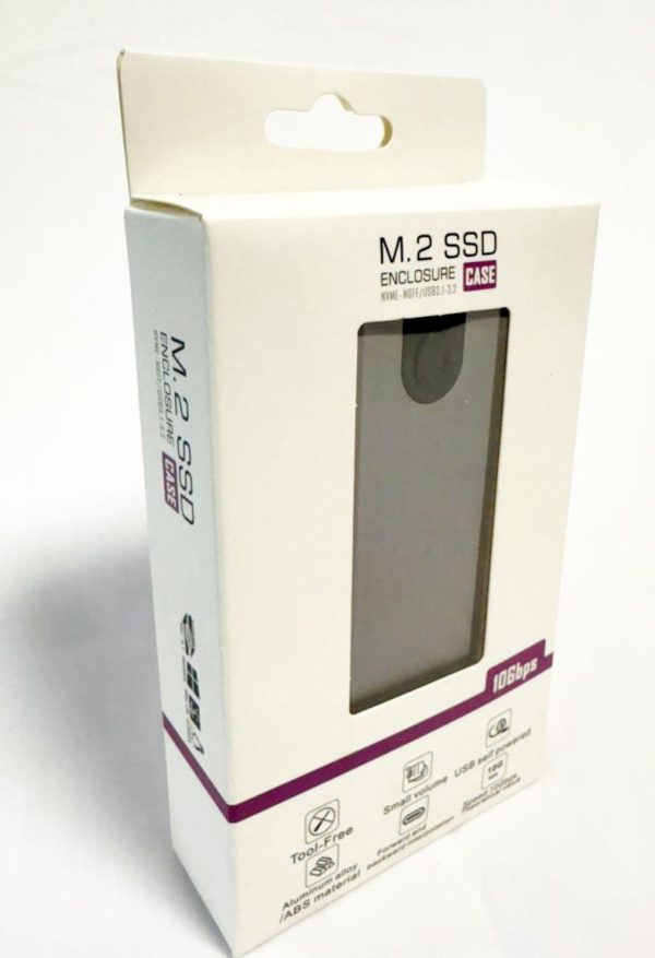 باکس M.2 USB 3.2 تک شیار و دو شیار (NVME & NGFF)