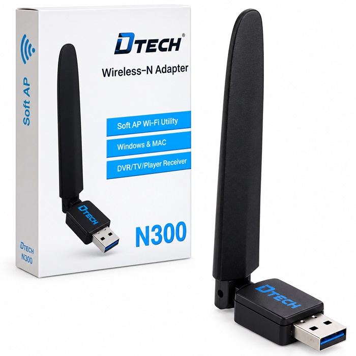 کارت شبکه USB بیسیم دی-تک ( DTECH ) مدل UW300